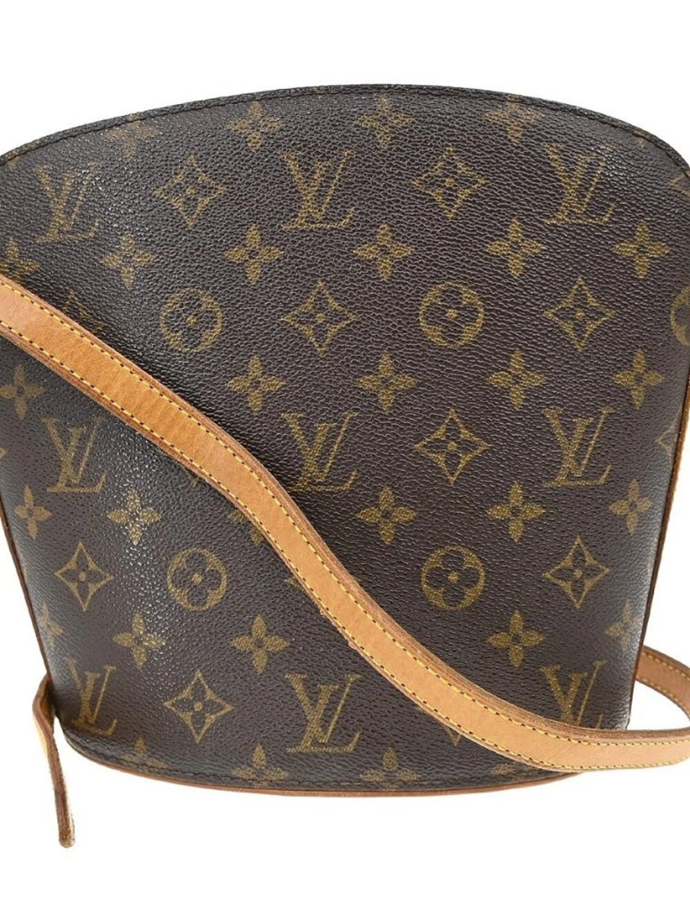 LOUIS VUITTON DROUOT SHOULDER BAG PURSE MONOGRAM